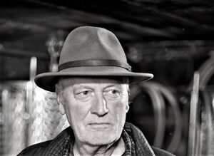 Rudolf Trossen mit Hut in sw, Bild Oliver Brenneisen.jpg